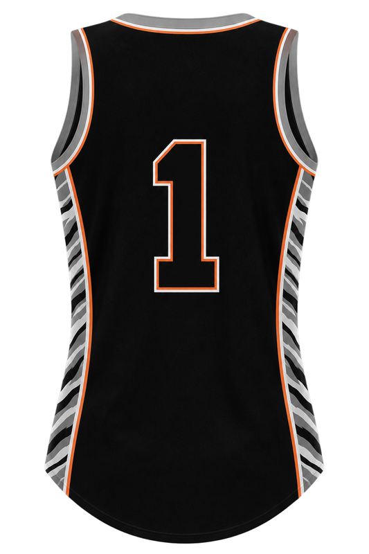 Racerback Full Button Softball Jersey