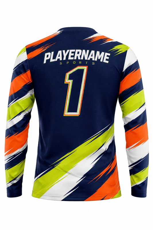 Custom Long Sleeve Tee Crew Neck