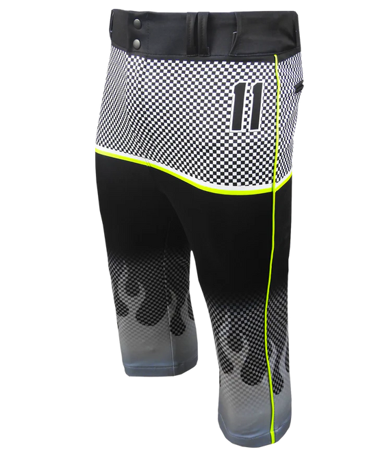 Full Sublimation Tapered Knicker Baseball Pants w/ Piping