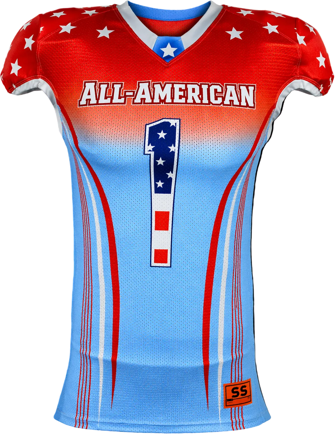 Tapered Playmaker Football Jersey Reversible