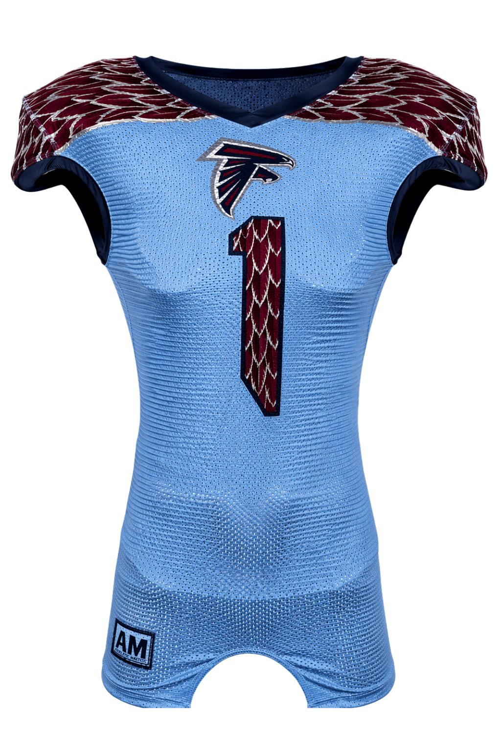 Custom Form Fit 1 Ply REVERSIBLE Football Jersey