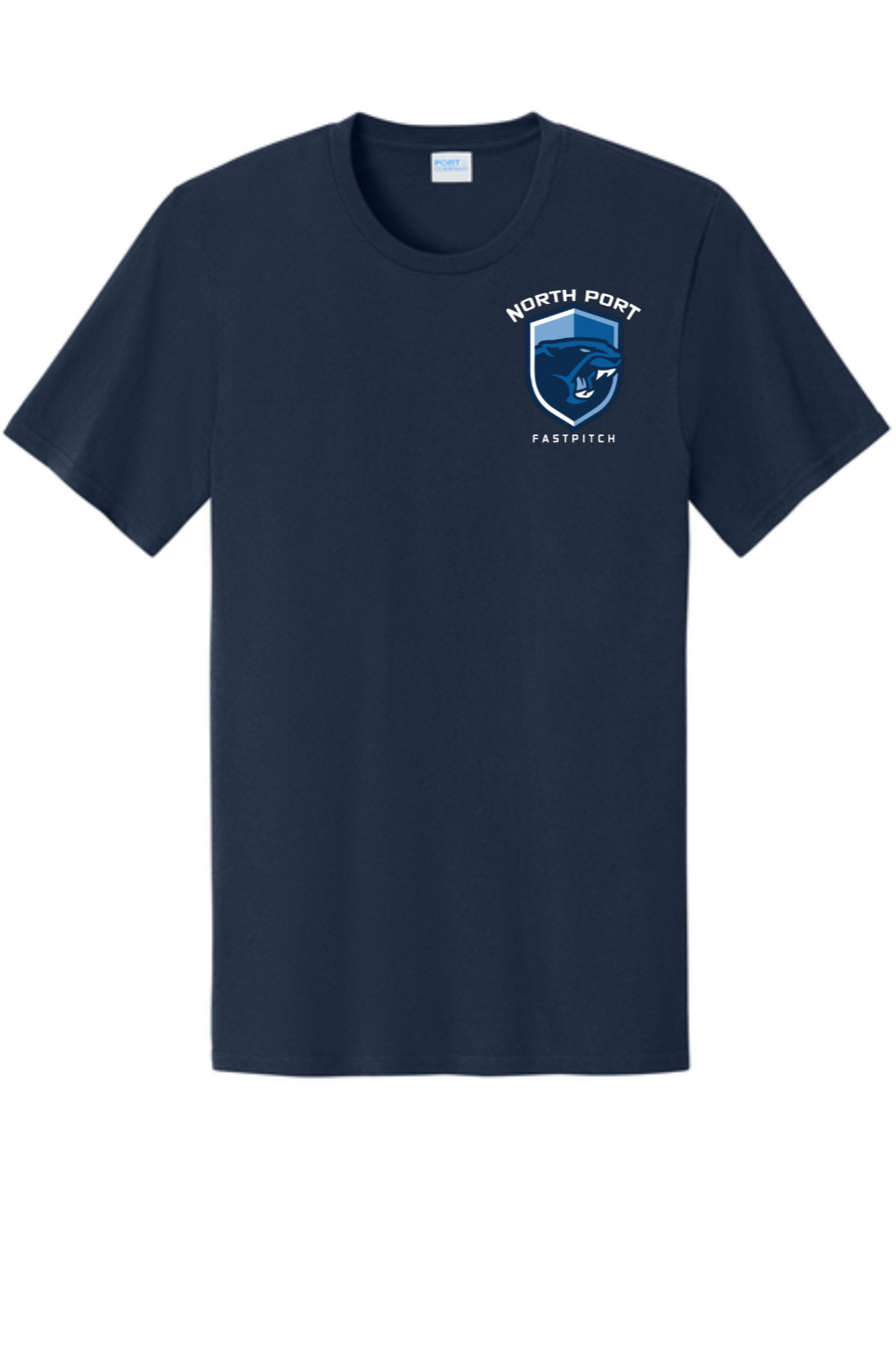 North Port Badge Light Cotton Tee