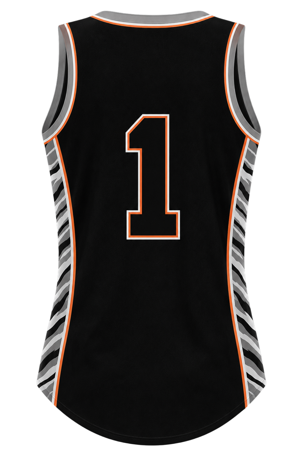 Racerback Full Button Softball Jersey
