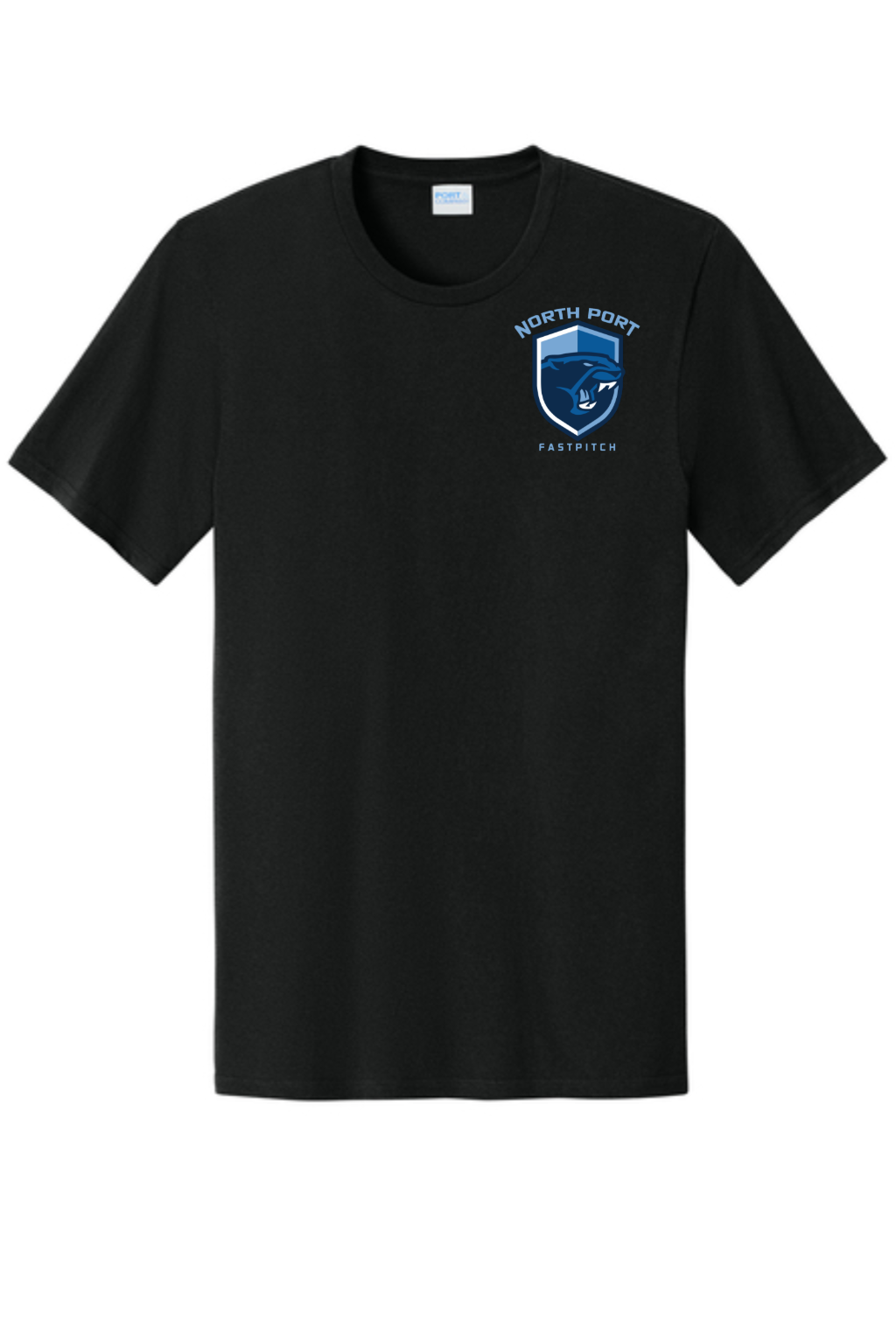 North Port Badge Light Cotton Tee