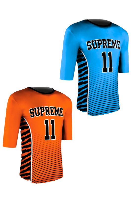 Custom Half Sleeve Compression Shirt Reversible