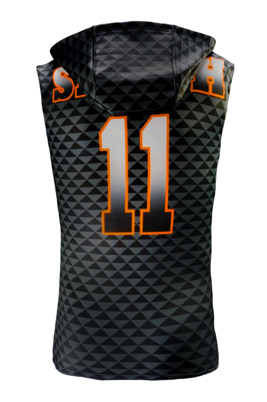 Custom Sleeveless Compression Top with Hood