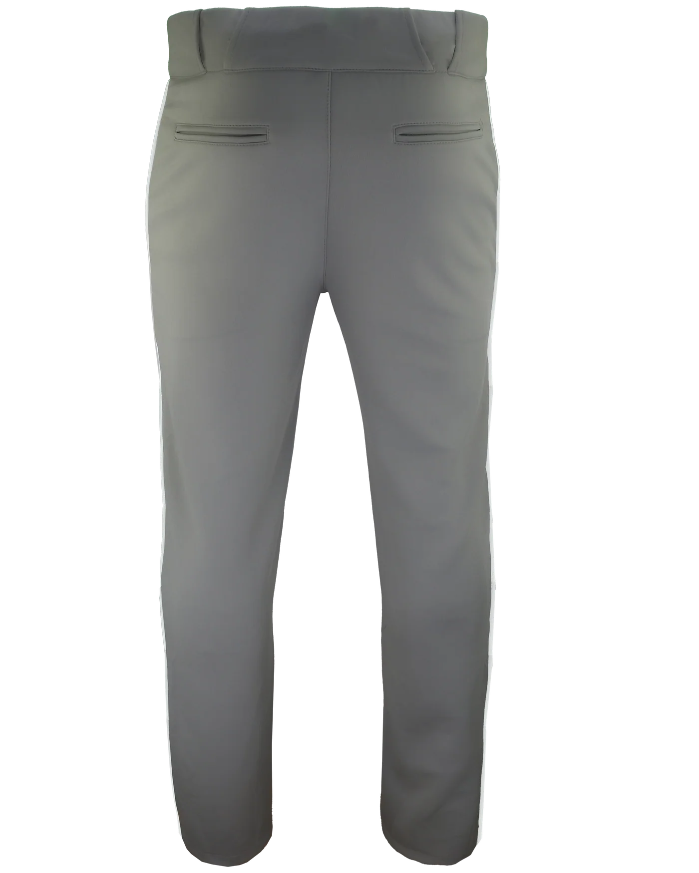 Dyed Tapered Open-Bottom Baseball Pants w/ Piping