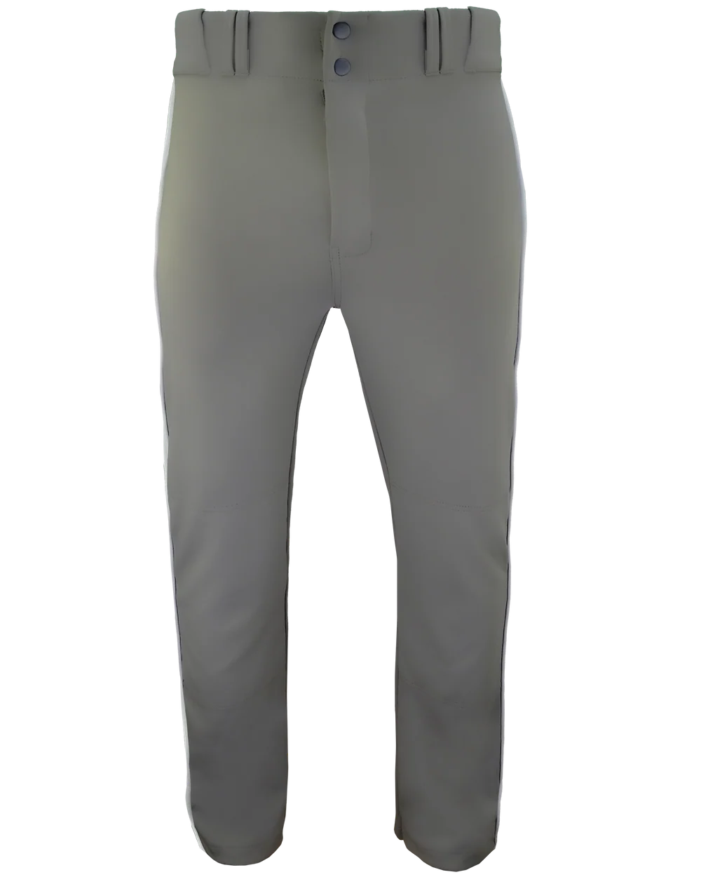 Dyed Tapered Open-Bottom Baseball Pants w/ Piping