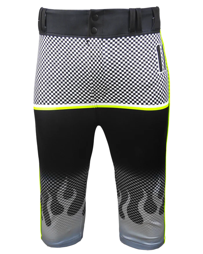 Full Sublimation Tapered Knicker Baseball Pants w/ Piping