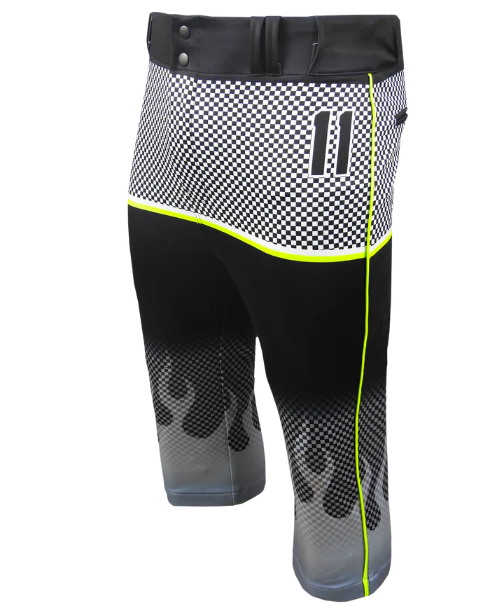 Full Sublimation Tapered Knicker Baseball Pants w/ Piping