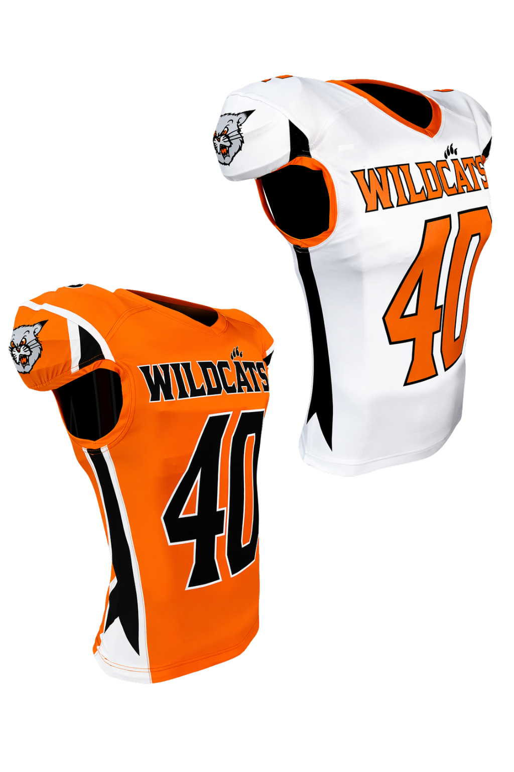 Tapered Waistcut Tackle Football Jersey (Reversible)