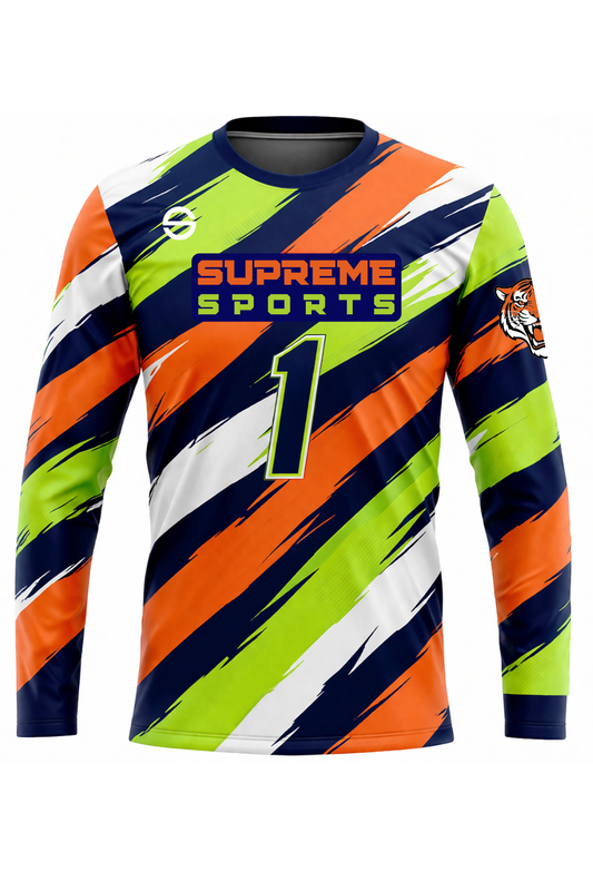 Custom Long Sleeve Tee Crew Neck