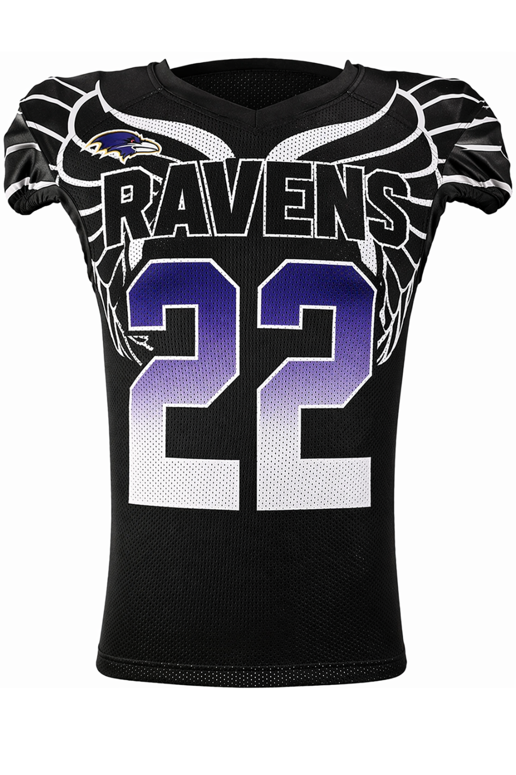 Custom Tapered Waist Cut Football Jersey