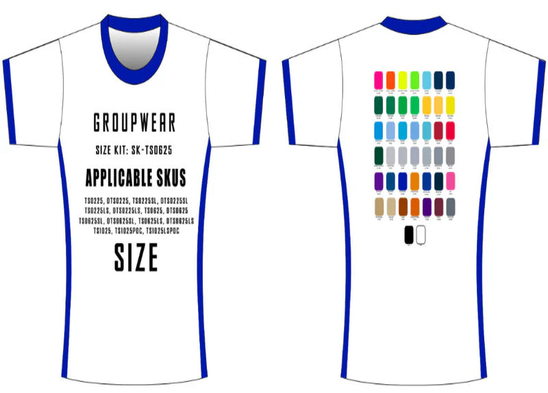 Baseball Jersey Size kit