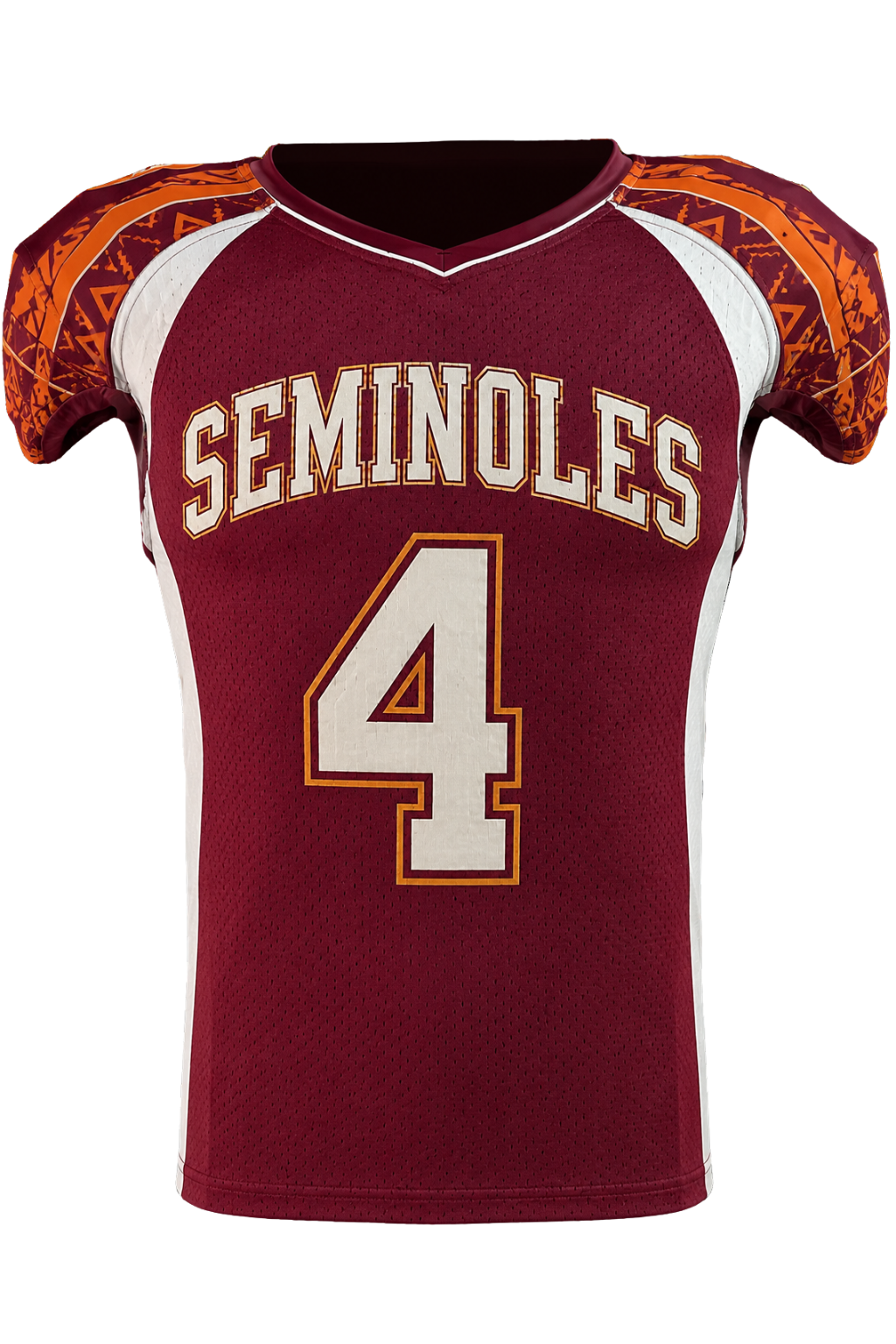 Tapered Waistcut Stretch Mesh Custom Football Jersey